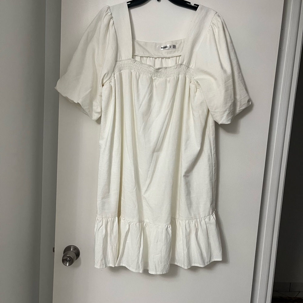 Missguided White Textured Fabric